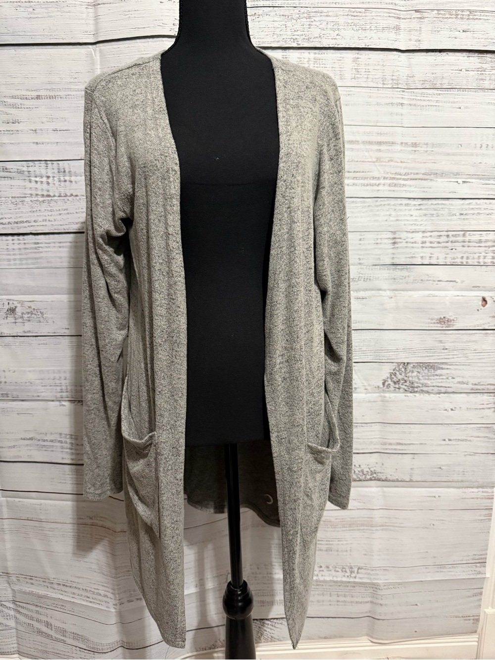 ZYIA Boyfriend Lounge Pocket Cardigan -Army green